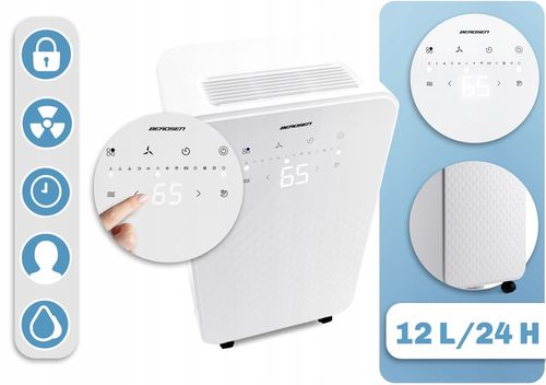 Osuszacz powietrza pochłaniacz wilgoci 12l/24h BERDSEN higrostat timer na Arena.pl