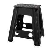 Stołek taboret składany antypoślizgowy 39cm czarny