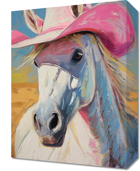 Obraz 30x40cm Różowy Kapelusz zdjęcie 1