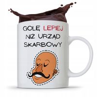 Kubek Fryzjera Fryzjerki Gole Lepiej Niż Urząd Z Nadrukiem Ze Zdjęciem