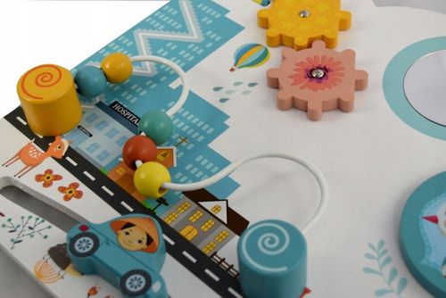 SENSORYCZNA TABLICA AKTYWNOŚCI DLA MALUCHA na Arena.pl