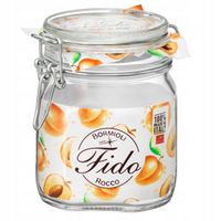 2 x Słoik szklany 750 ml Bormioli Rocco Fido pokrywka z uszczelką