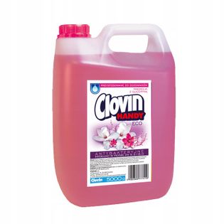 Mydło antybakteryjne kwiatowe z gliceryną 5l Clovin