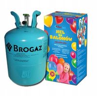 Butla z helem Duża na 50 balonów Urodziny