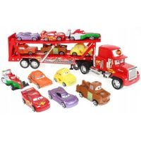 MANIEK ZYGZAK MCQUEEN 6 AUTEK AUTA LAWETA SAMOCHÓD