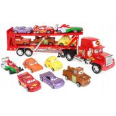 MANIEK ZYGZAK MCQUEEN 6 AUTEK AUTA LAWETA SAMOCHÓD