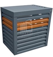 Osłona klimatyzatora - pompy ciepła 80x50x120 cm antracyt  ID457