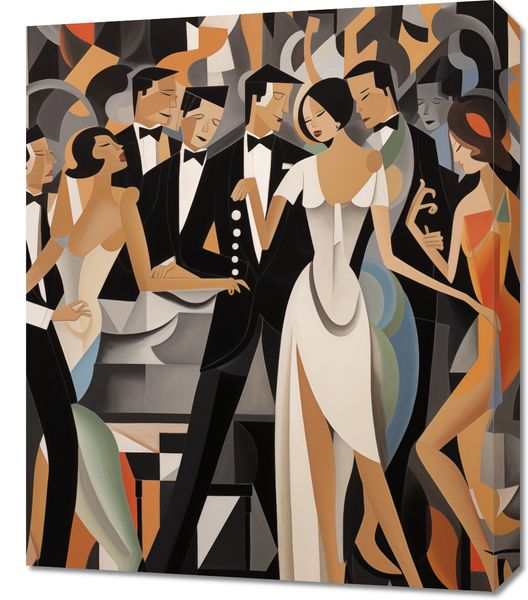 Obraz 50x60cm Bal w Art Deco zdjęcie 1