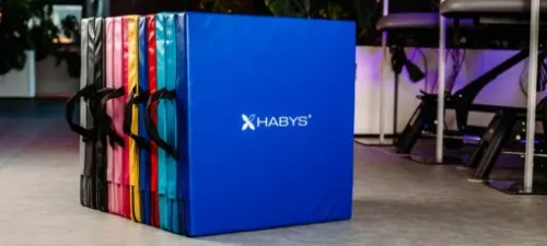 MATERAC DO ĆWICZEŃ GIMNASTYCZNY SKŁADANY REHABILITACJA 180x60x5CM HABYS na Arena.pl