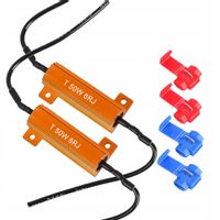 REZYSTORY LED 50W 6Ohm CANBUS DEKODER FILTR OPORNIK BŁĄD ŻARÓWKI