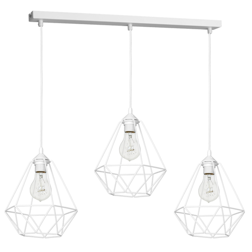 Lampa wisząca BASKET Biały 3xE27 na Arena.pl