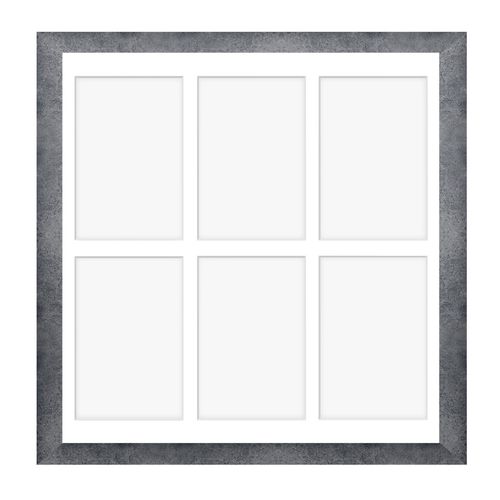 Ramka na 6 zdjęć Hekla 40x40x6 MDF galeria beton 1szt. na Arena.pl