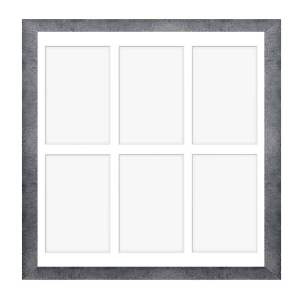 Ramka na 6 zdjęć Hekla 40x40x6 MDF galeria beton 1szt. zdjęcie 6