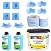 Folia w płynie 14kg Hydroizolacja na Zewnątrz Zestaw Taśma 15m Mankiet