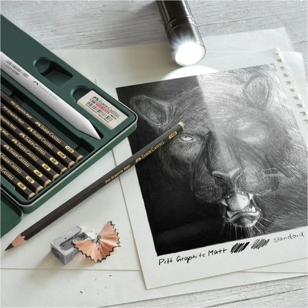 Ołówek artystyczny Pitt Graphite Matt zdjęcie 9