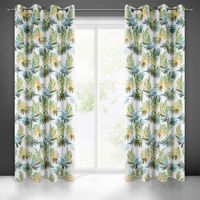 Zasłona gotowa na przelotkach Eurofirany 140X250 SABRINA zielony