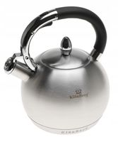 CZAJNIK Stalowy Satynowy 3l z 7xDNO Z Gwizdkiem INDUKCJA Gaz 6606