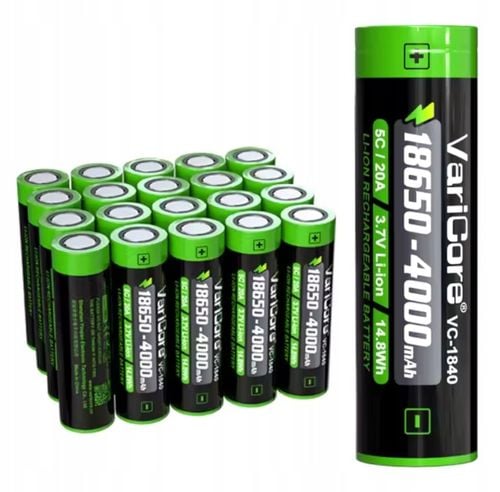 Akumulator bateria ogniwo VariCore VC-1840 18650 Li-ion 3.7V 4000mAh na Arena.pl