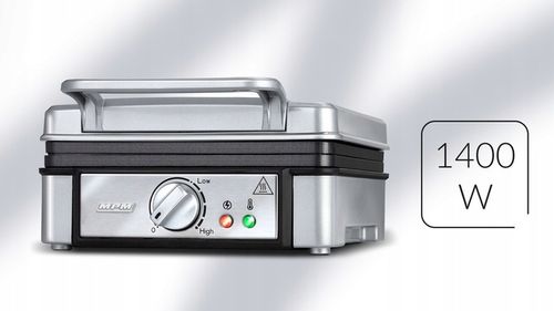 GOFROWNICA MPM DUŻA MOC 1400W 2 GOFRY NON-STICK na Arena.pl