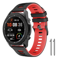 Pasek do Huawei Watch GT Runner 2 silikon mocny trwały opaska dwukolorowy
