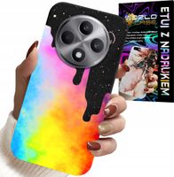 ETUI DO OPPO RENO12 F / 12FS 5G - TĘCZOWE KOLOROWE WZORY, FARBA + FOLIA