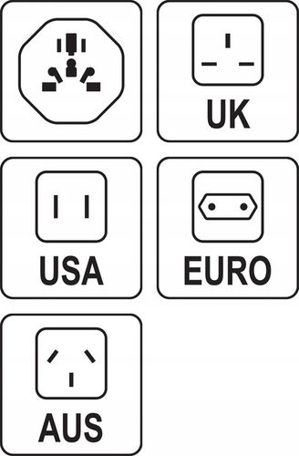 Uniwersalny podróżny adapter sieciowy YATO YT-81302 dla ponad 150 krajów na Arena.pl