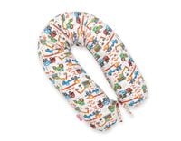 Bawełniana poszewka do poduszki ciążowej Longer - Plac budowy