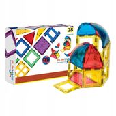 2 x PLAYMAGS KLOCKI MAGNETYCZNE 3D KREATYWNE EDUKACYJNE DLA DZIECI 28 EL KO