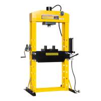 Warsztatowa Prasa Hydrauliczna 75 TON WP75 Pneumatyczno-Ręczna, Spawana