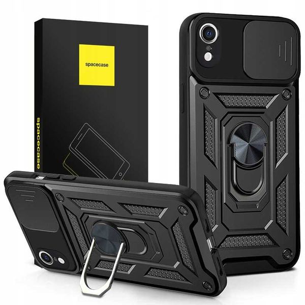 Spacecase Camring Iphone Xr Black zdjęcie 1