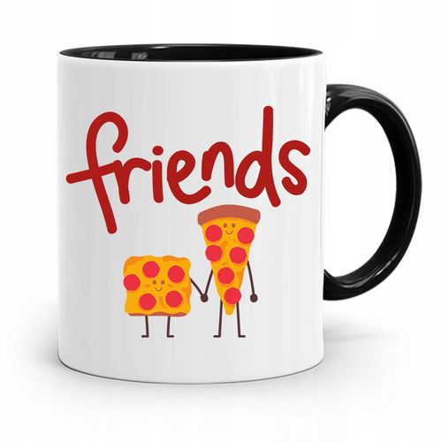 Kubek Czarny Dla Przyjaciela Friends Prezent Z Nadrukiem Ze Zdjęciem na Arena.pl