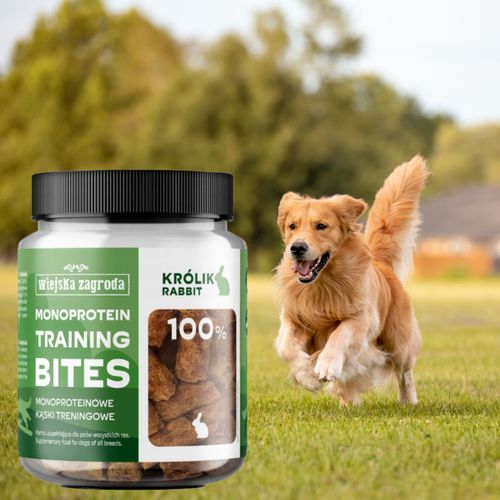 przysmak dla psa królik monoproteinowe treningowe 150g wiejska zagroda na Arena.pl