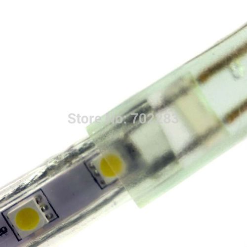 Taśma led dioda 5050 1mb 230V CIEPŁA IP68 na Arena.pl