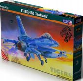 Model do sklejania samolotu F-16 Jastrząb skala 1:72 z dodatkami