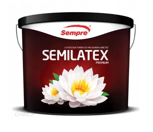 Farba Sempre Semilatex 2,5 L Biała na Arena.pl