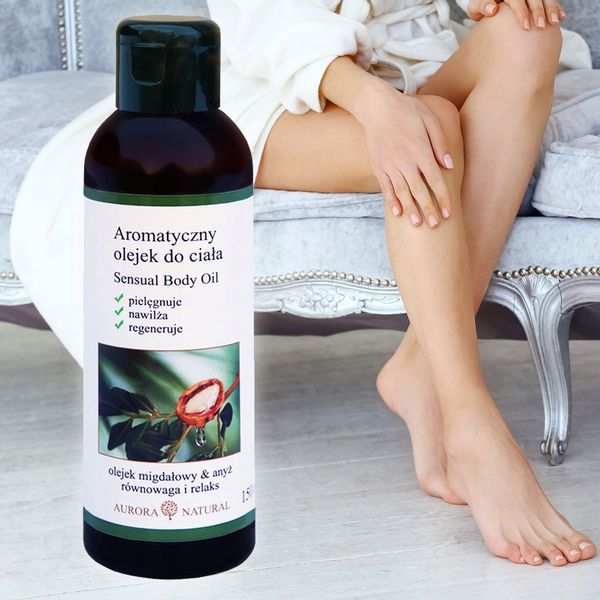 Olejek migdałowy i anyż do ciała 150 ml. Nawilża i pielęgnuje skórę. zdjęcie 4