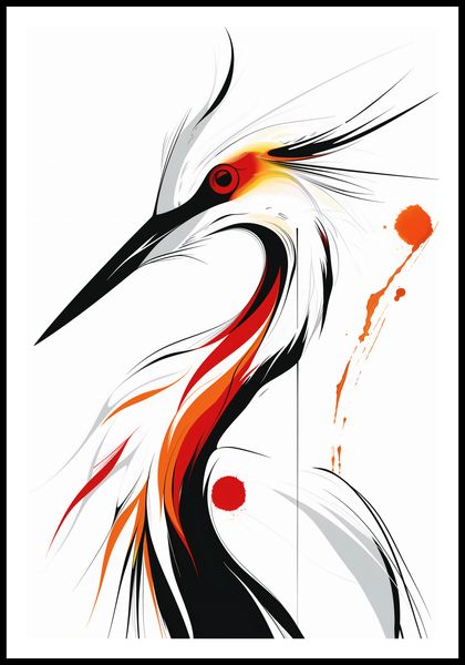 Plakat 61x90,5cm Bocian zdjęcie 3