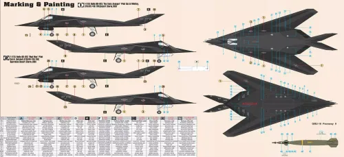 F-117A 'Bagdad Strike' E07S, 1:72 na Arena.pl