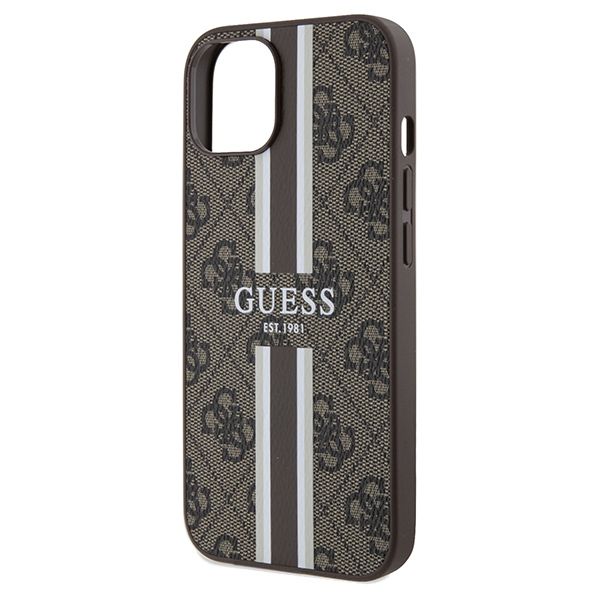 Etui Guess do iPhone 15, iPhone 14, iPhone 13, Brązowy, MagSafe zdjęcie 6