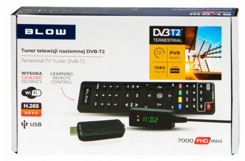 Tuner Dekoder Cyfrowy Tv Hd Dvb-T2 Hdmi H.265 Hevc na Arena.pl