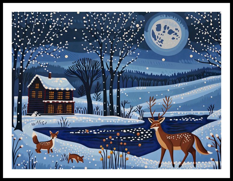 Plakat 80x60cm Przyszła Zima zdjęcie 3