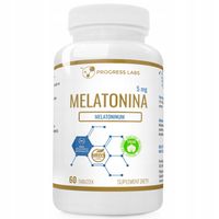 Melatonina 5mg Dobry Sen Zdrowy Sen REGENERACJA Dobry nastrój VEGE 60 table