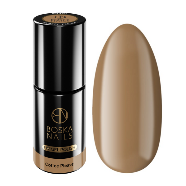 BOSKA NAILS Lakier hybrydowy Coffee Please 391 - 6ml zdjęcie 1