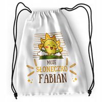 Plecak Sportowy Szkolny Dla Fabiana Syna Dziecka Z Nadrukiem Ze Zdjęciem