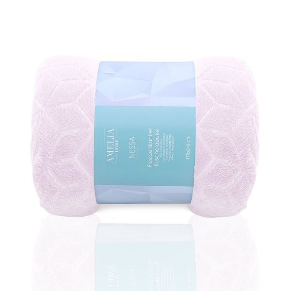 Koc AmeliaHome NESSA POWDERPINK 170X210 zdjęcie 1