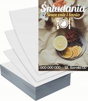 Ulotki A4 reklamowe firmowe 5000szt projekt w cenie ŚNIADANIA TANIO