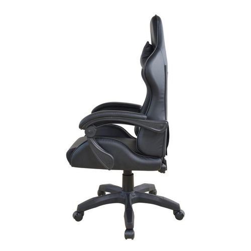 Ergonomiczne krzesło biurowe z poduszkami, czarne na Arena.pl