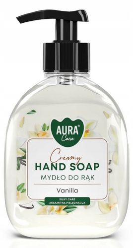 aura care mydło do rąk kremowe wanilia 300 ml z dozownikiem ahs-001-003 na Arena.pl