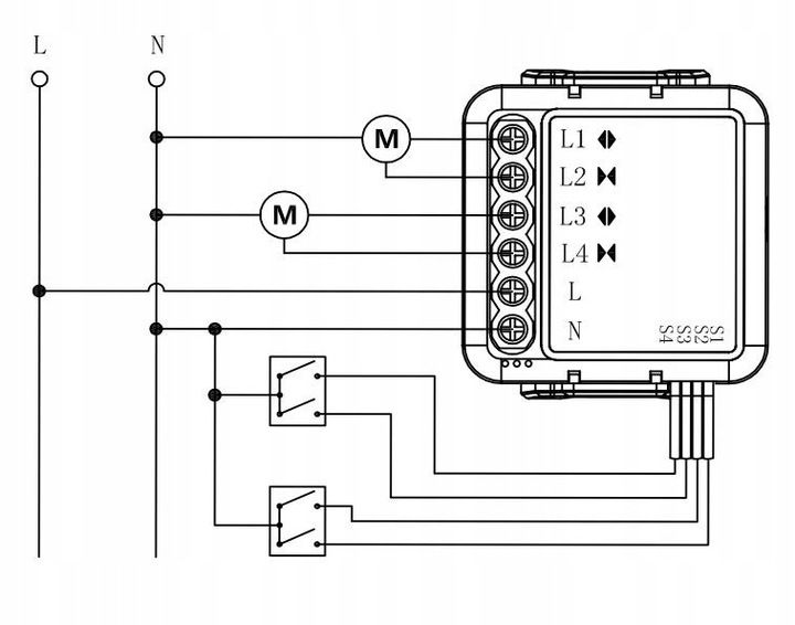 OXT Mini Sterownik 2 Rolety Markizy ZigBee TUYA zdjęcie 3
