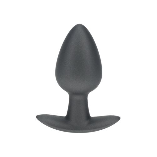 smooth silicone anal plug - medium - 3.1 / 7,9 cm - gunmetal na Arena.pl